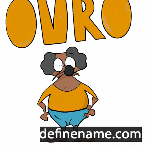 cartoon of the name Orvo