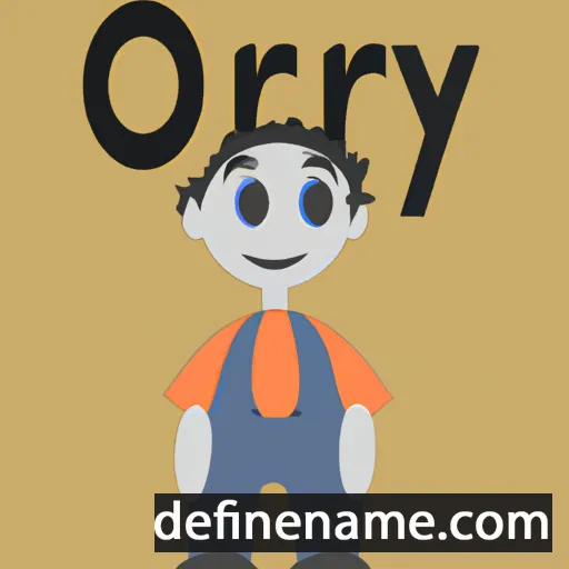 cartoon of the name Ory