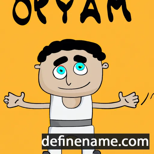 cartoon of the name Oryam