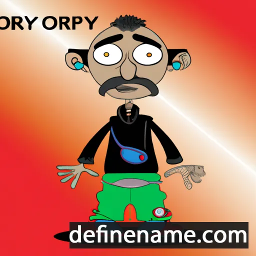 cartoon of the name Oryol