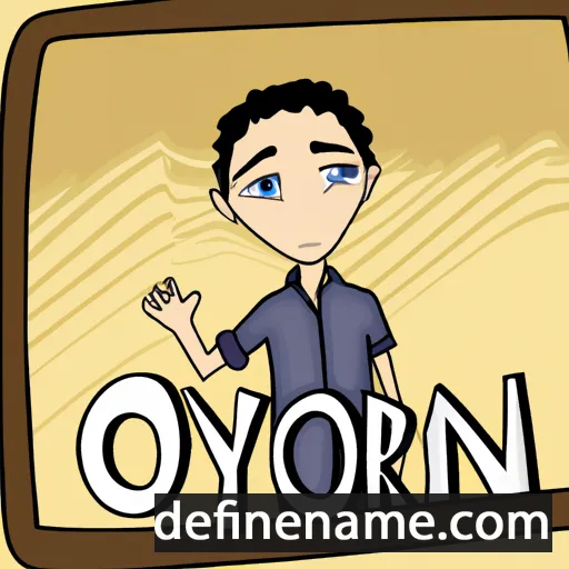 Oryon cartoon