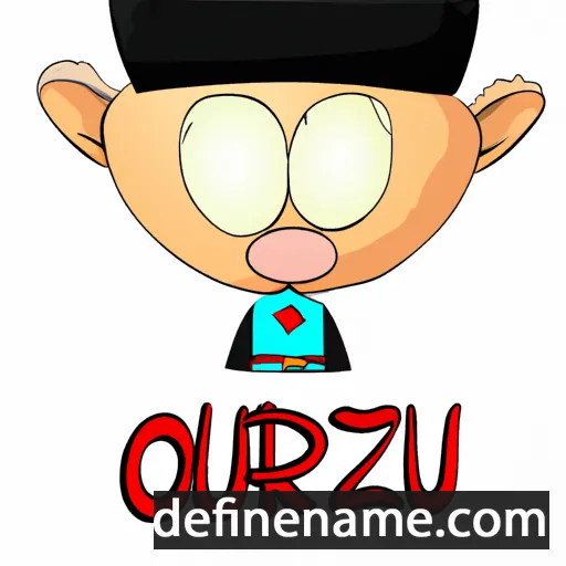 cartoon of the name Orzu