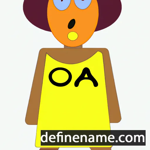 cartoon of the name Osa