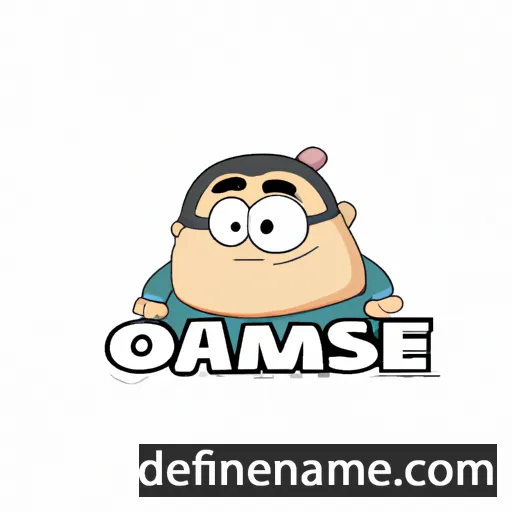 cartoon of the name Osame