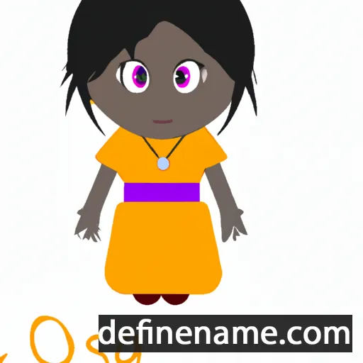 cartoon of the name Osana