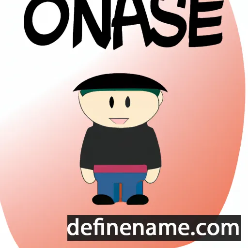 cartoon of the name Osane