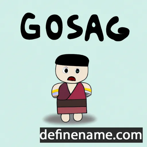 cartoon of the name Osang