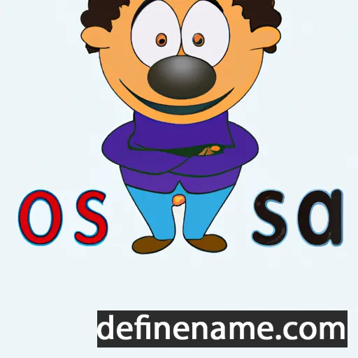 cartoon of the name Osas