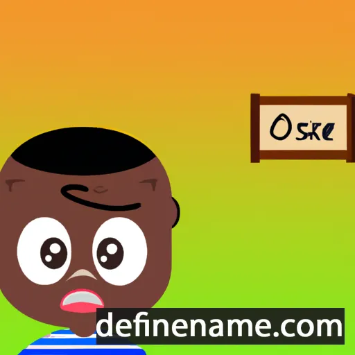 cartoon of the name Osaze