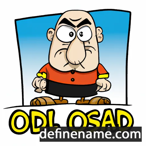 cartoon of the name Osbald