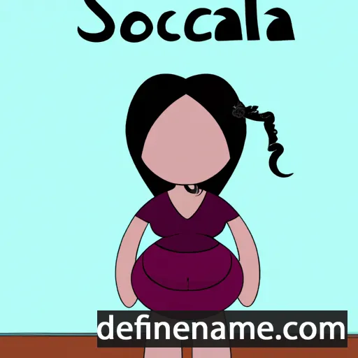 cartoon of the name Oscalia