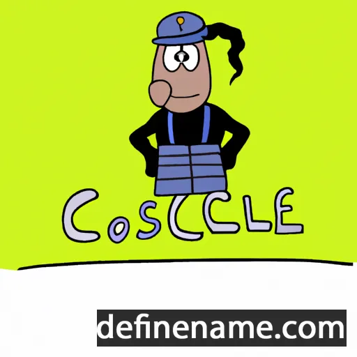 cartoon of the name Oscalie