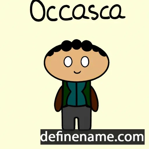 cartoon of the name Oscaria