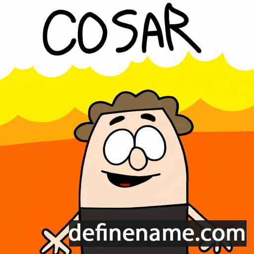 cartoon of the name Oscarr