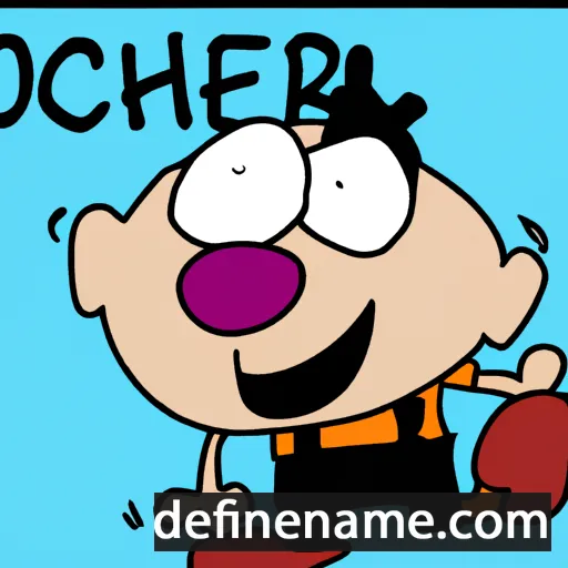 cartoon of the name Oscher