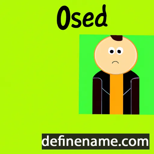 cartoon of the name Osden