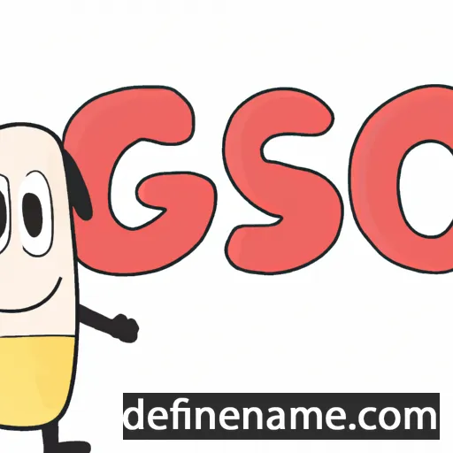 cartoon of the name Osego