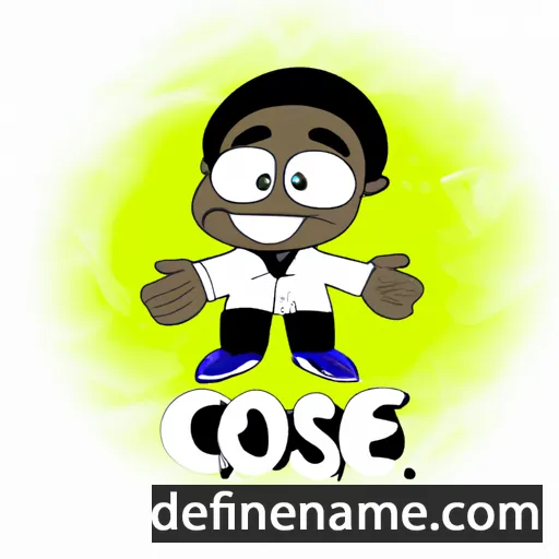 cartoon of the name Osei