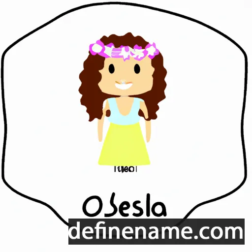 Oselia cartoon