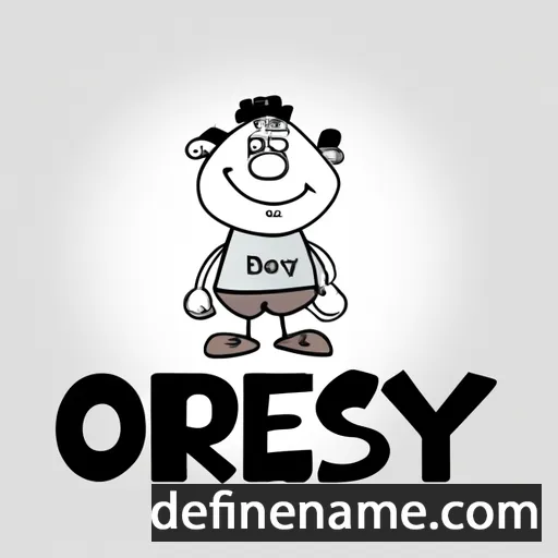 cartoon of the name Osery