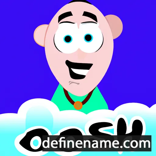 cartoon of the name Osh