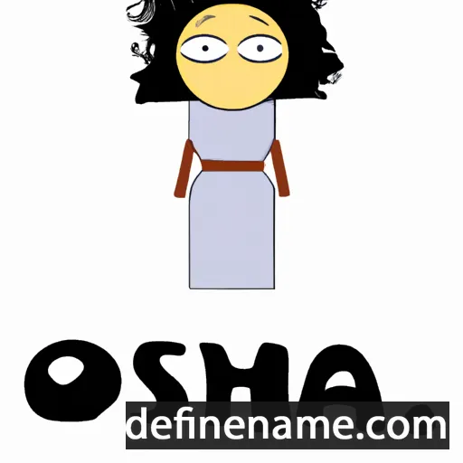 cartoon of the name Osha