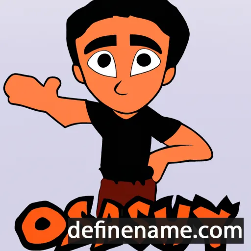 cartoon of the name Oshay