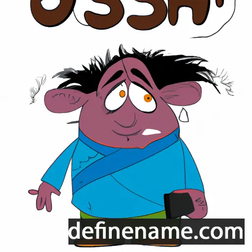 cartoon of the name Oshik