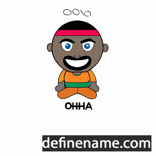 cartoon of the name Oshomah