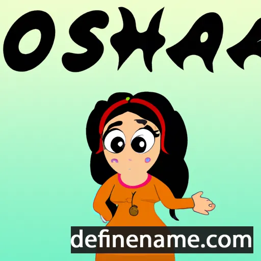 cartoon of the name Oshra