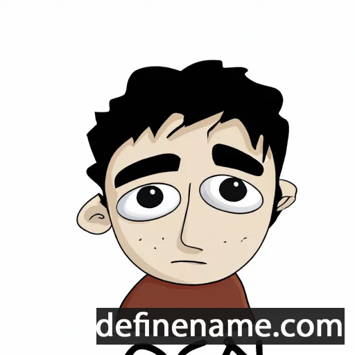 cartoon of the name Osian