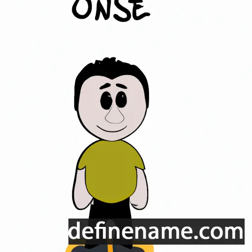 cartoon of the name Osine