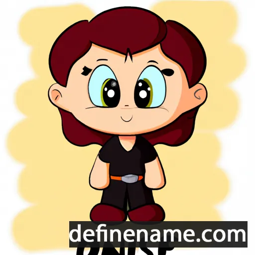 cartoon of the name Osine