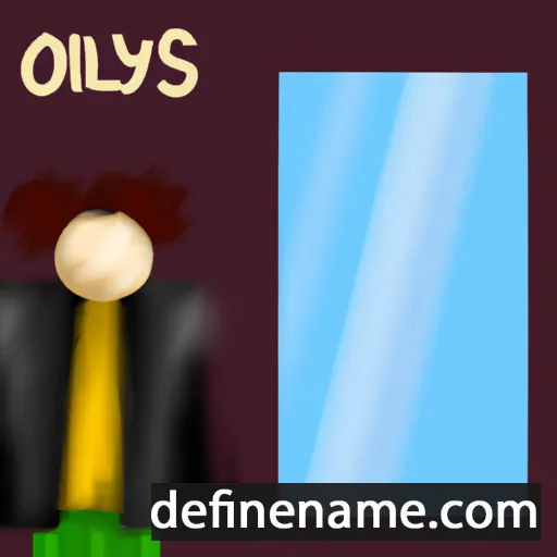 cartoon of the name Osleidys