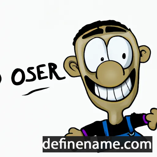 cartoon of the name Osmar