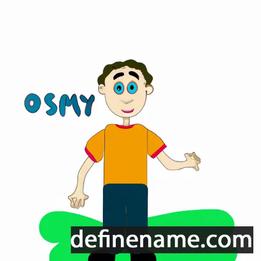 cartoon of the name Osmay