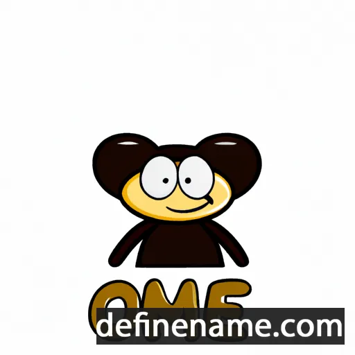 cartoon of the name Osmieu