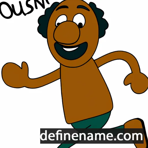 cartoon of the name Osrun