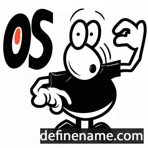 cartoon of the name Oss