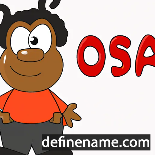 cartoon of the name Ossa