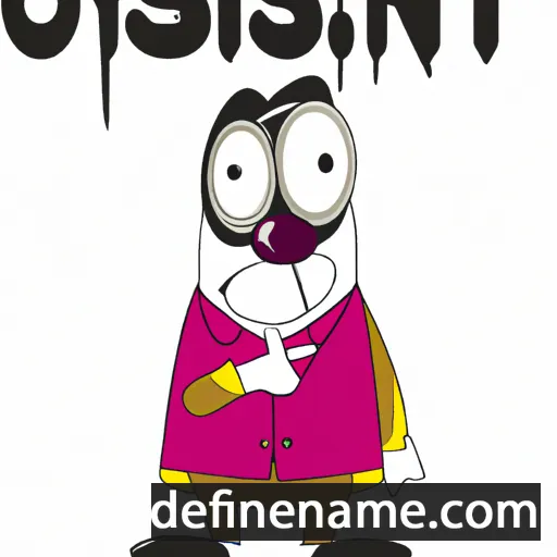 cartoon of the name Ossnait