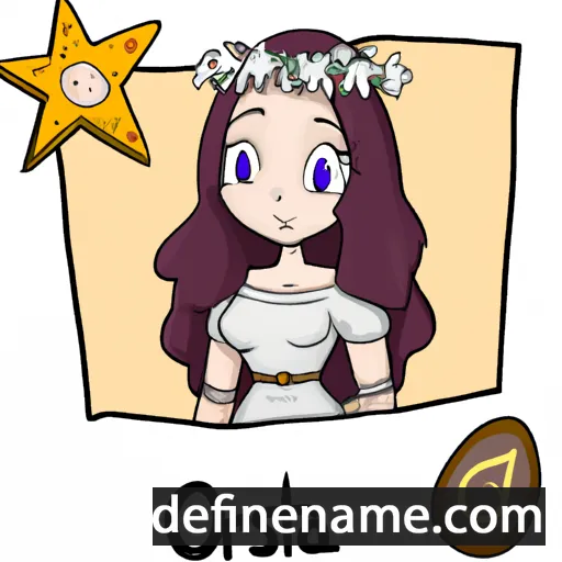 cartoon of the name Ostara