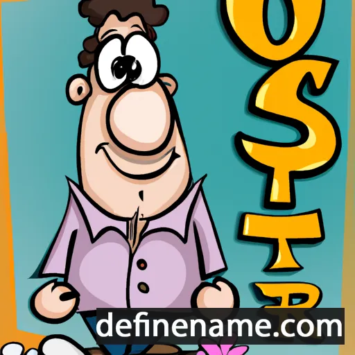 cartoon of the name Oster