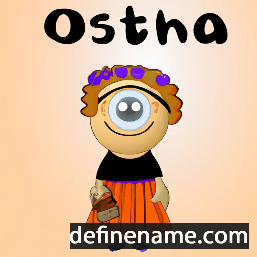 Ostosia cartoon