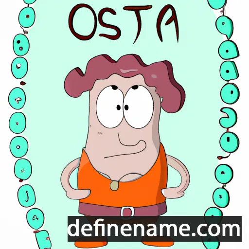 cartoon of the name Ostra