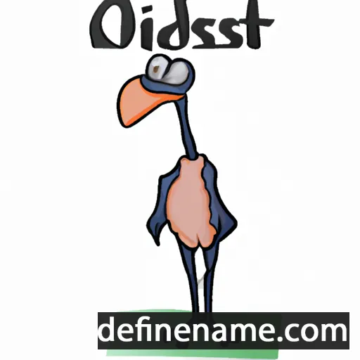 cartoon of the name Ostrid