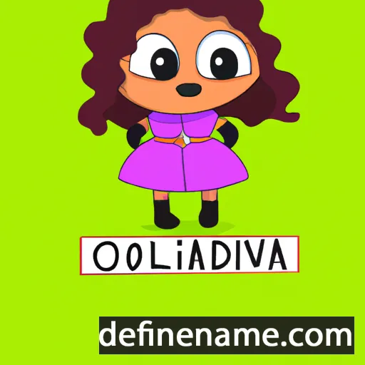 cartoon of the name Osvaldina