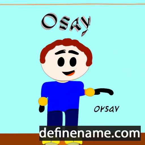 cartoon of the name Osvany