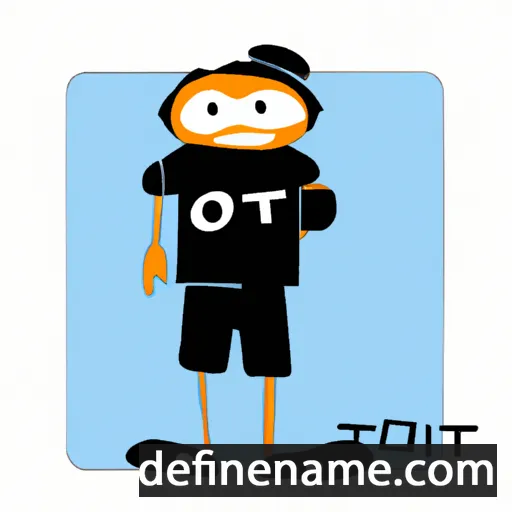 cartoon of the name Ot