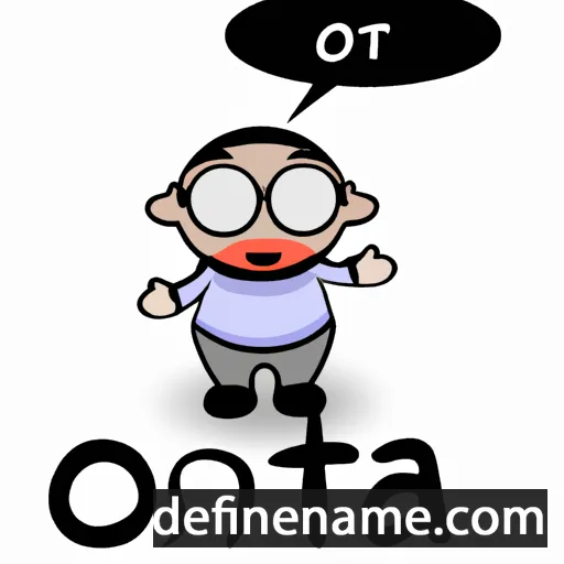 cartoon of the name Ota